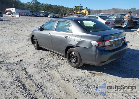2012 Toyota Corolla Le z USA, uszkodzony, nr VIN 2T1BU4EE6CC846314